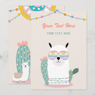 Llama-Einladung für jedes Ereignis Einladung