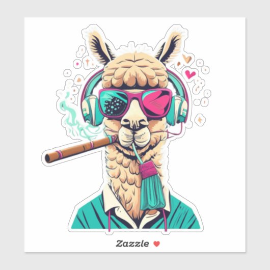 Llama Entdecken Sie unsere lama Sticker Kollektion (Blatt)