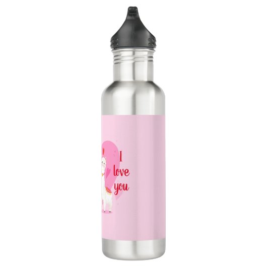 Llama Erzähl dir Edelstahlflasche (Rechts)