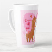 Llama Erzähl dir Milchtasse (Linke Ecke)