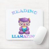 Llama Erzähl dir von einem Buch I Liebe Mousepad (Mit Mouse)