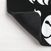 Llama Face Eyelashes Halloween Kostümhaar Mousepad (Ecke)