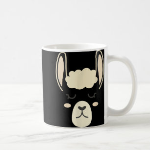 Llama Face Funny Halloween Kostüm Alpacas Kaffeetasse