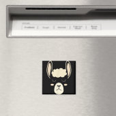 Llama Face Funny Halloween Kostüm Alpacas Magnet (In Situ (Geschirrspüler))