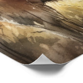 Llama Farm Animal Art Print Poster (Ecke)