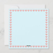 Llama Feiertagskarte (Rückseite)