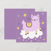 Llama Feiertagskarte (Vorne/Hinten)