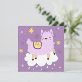 Llama Feiertagskarte (Stehend Vorderseite)