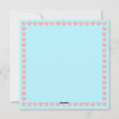 Llama Feiertagskarte (Rückseite)