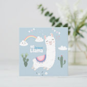 Llama Feiertagskarte (Stehend Vorderseite)