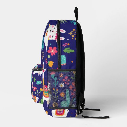 Llama Fiesta Bedruckter Rucksack (Rechts)