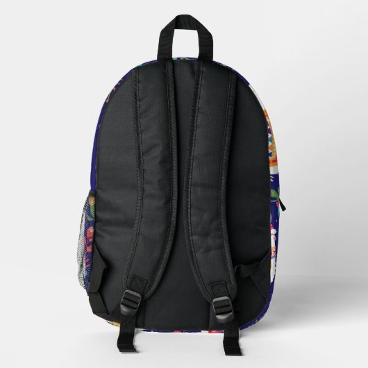 Llama Fiesta Bedruckter Rucksack (Rückseite)