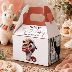 Llama Fiesta Funny Caricature 1. Geburtstag Geschenkschachtel