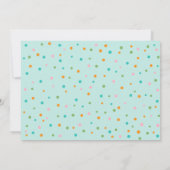 Llama Fiesta Herzsonne Birthday Einladung (Rückseite)