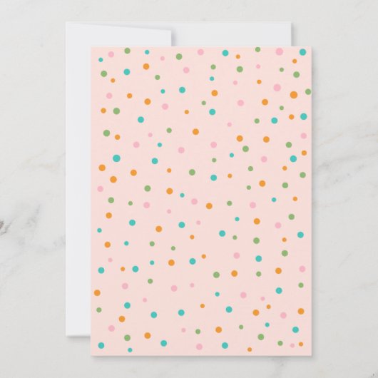 Llama Fiesta Herzsonne Birthday Einladung (Rückseite)