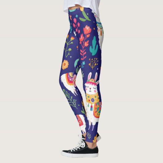 Llama Fiesta Leggings (Links)