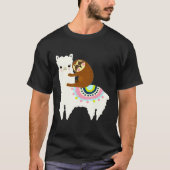 Llama Friends Vater Mama Boy Girl Kind Party Funny T-Shirt (Vorderseite)