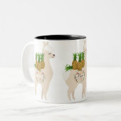 Llama Fruit Pineapse Tasse (Vorderseite Links)