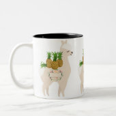 Llama Fruit Pineapse Tasse (Links)