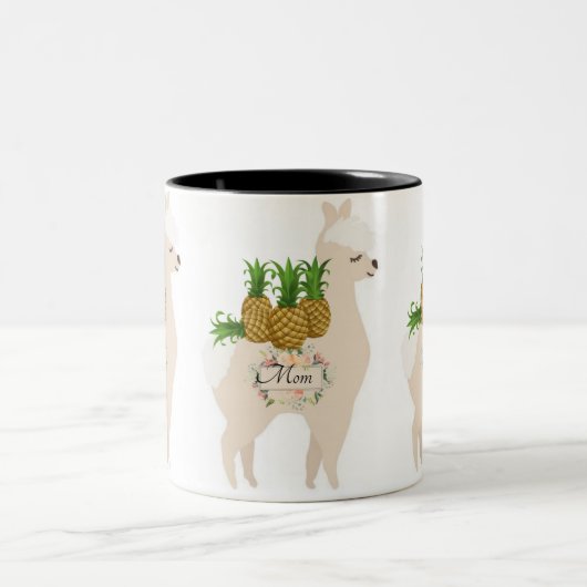 Llama Fruit Pineapse Tasse (Mittel)