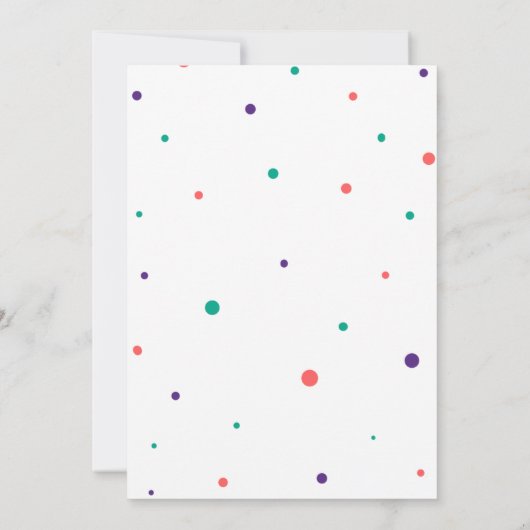 Llama Fun 1. Geburtstag Einladung (Rückseite)