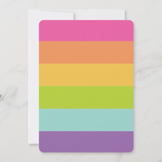 Llama Fun 1. Geburtstag Party Einladungen (Rückseite)