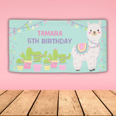 LLAMA FUN AQUA Banner