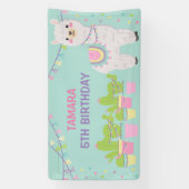 LLAMA FUN AQUA Banner (Vertikal)