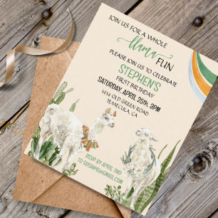 Llama Fun Birthday Party Fiesta Cactus Budget