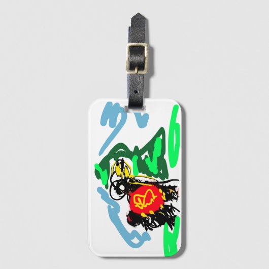 Llama  fun   gepäckanhänger (Vorderseite Vertikal)