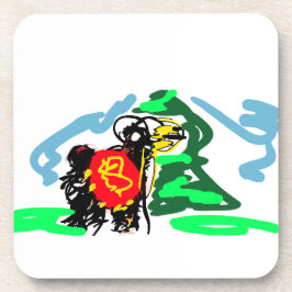 Llama  fun   getränkeuntersetzer