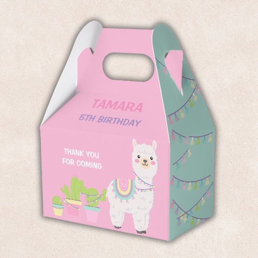 LLAMA FUN PINK Gevor Box Geschenkschachtel