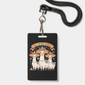 Llama Funny Cinco De Mayo Fiesta Party Ausweis (Front with Lanyard)