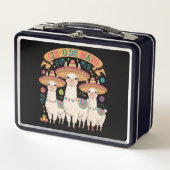 Llama Funny Cinco De Mayo Fiesta Party Metall Brotdose (Vorderseite)