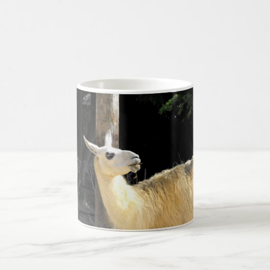 Llama fütternd kaffeetasse (Mittel)