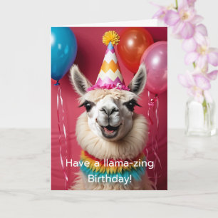 Llama Geburtstag Habe einen lammvollen Geburtstag! Karte