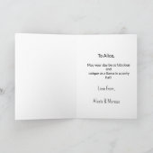 Llama Geburtstag Habe einen lammvollen Geburtstag! Karte (Innenseite)