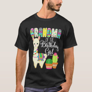 Llama Geburtstag Oma des Geburtstagmädchens Farm L T-Shirt