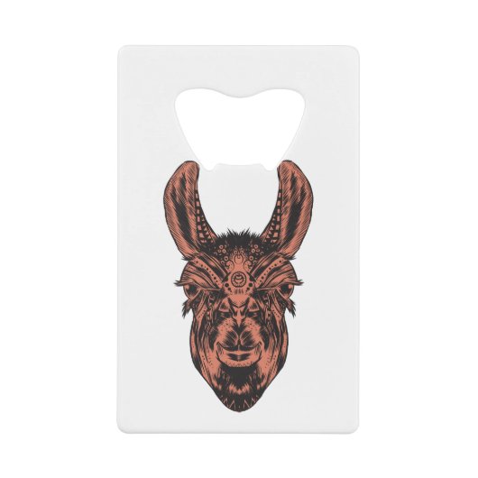 Llama Geldbeutel Flaschenöffner (Vorderseite)