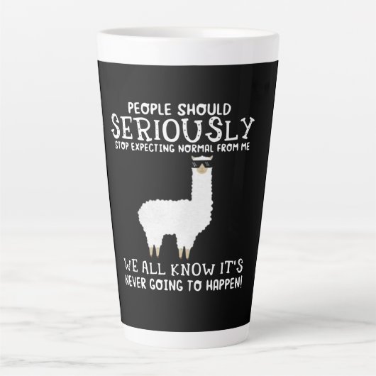 Llama-Geschenk| Die Menschen sollten Milchtasse (Vorderseite)