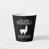 Llama-Geschenk| Die Menschen sollten Milchtasse (Vorderseite)
