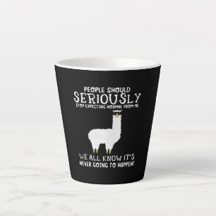 Llama-Geschenk Die Menschen sollten Milchtasse