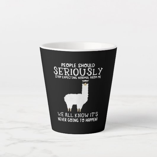 Llama-Geschenk| Die Menschen sollten Milchtasse (Vorderseite)