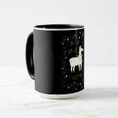 Llama-Geschenk| Llama Sing Funny Tasse (Vorderseite Links)