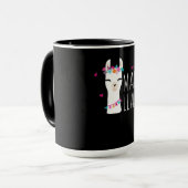 Llama-Geschenk| Mama Llama Tasse (Vorderseite Links)