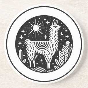 Llama Getränkeuntersetzer