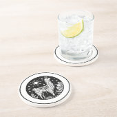 Llama Getränkeuntersetzer (Seite)