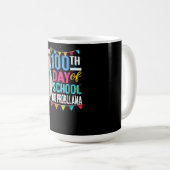 Llama Gift | 100 Schultage Nr. Prob Llama Kaffeetasse (VorderseiteRechts)