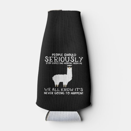 Llama Gift | Die Menschen sollten ernsthaft Flaschenkühler (Vorderseite)
