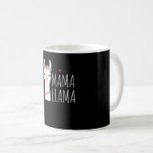Llama Gift | Mama Llama Kaffeetasse (VorderseiteRechts)